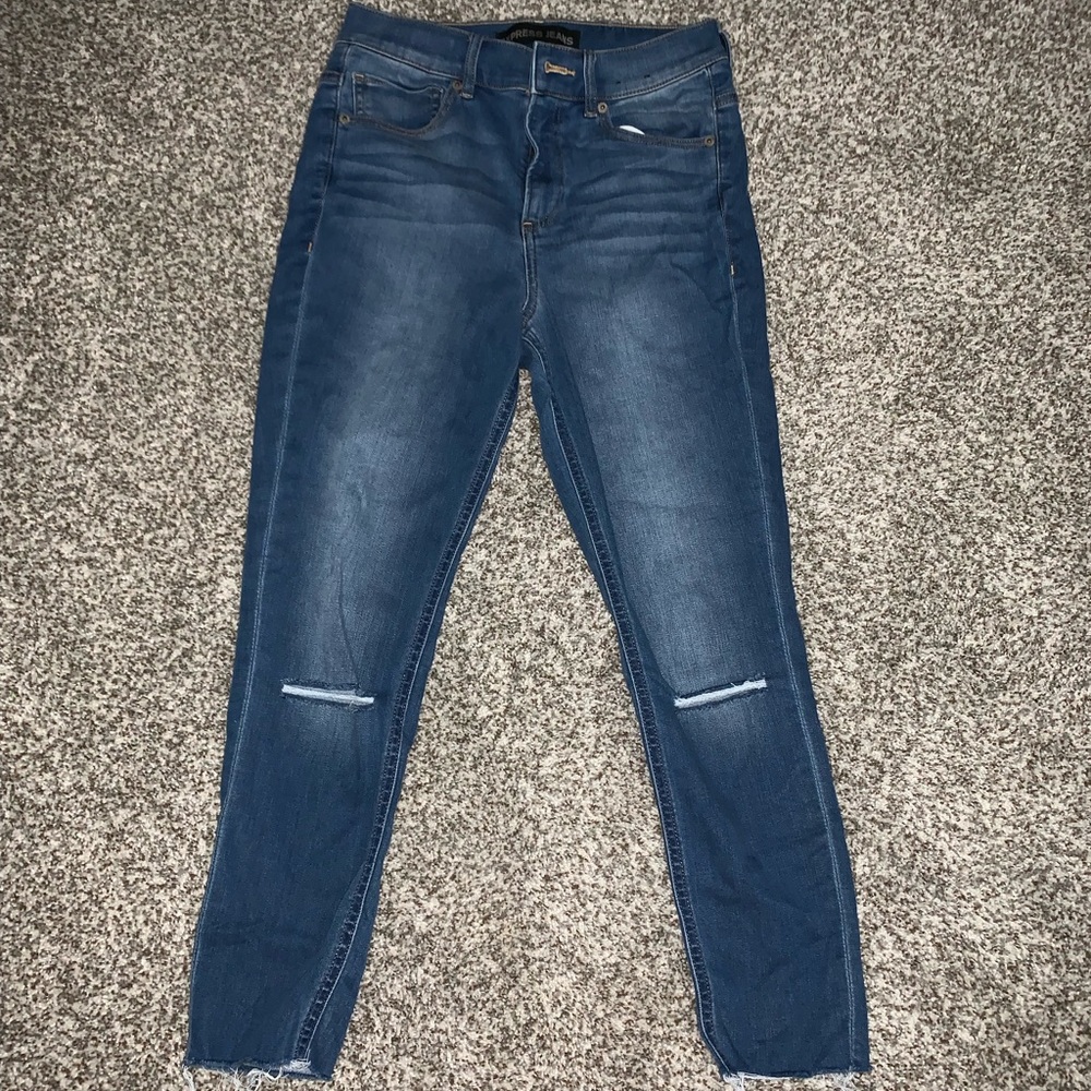 Express high-waisted skinny jeans size 4S